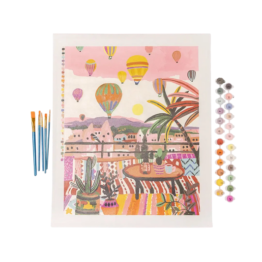 Cappadocia Hot Air Balloons Paint by Numbers Kit