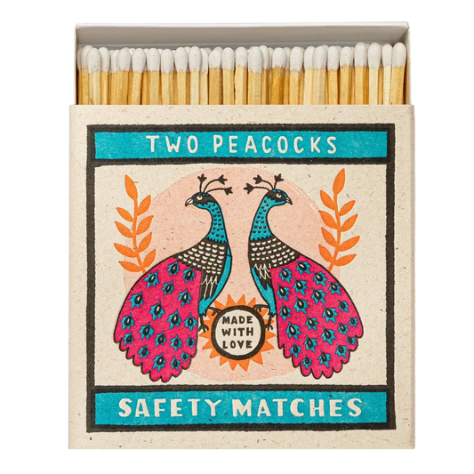 Two Peacocks Matchbox