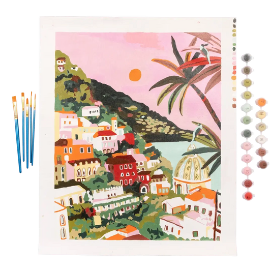 Amalfi Sunset Paint by Numbers Kit